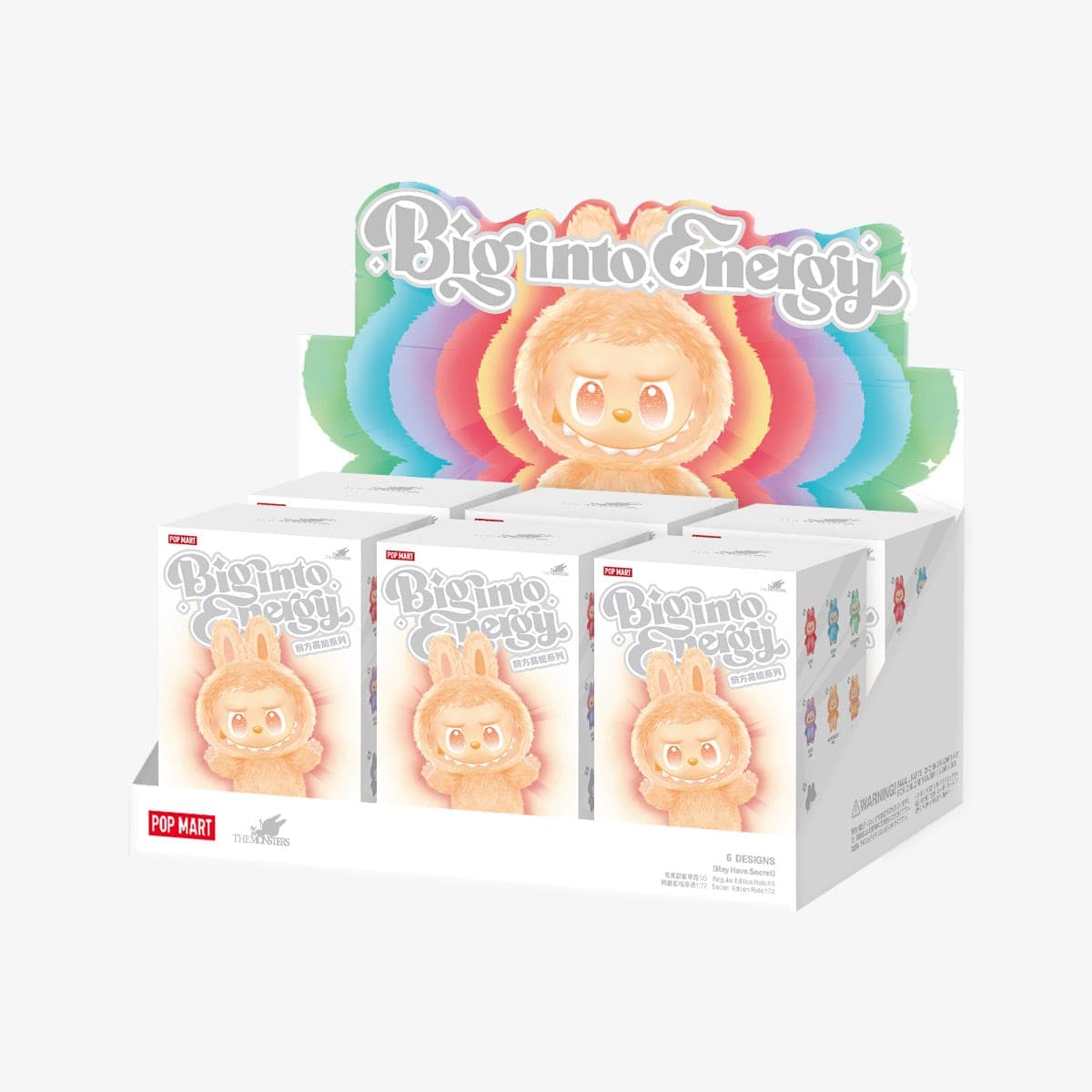 Labubu Big into Energy blind box display from the imizzu shop